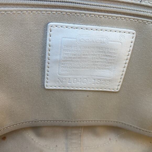 VTG Coach Tattersall Twill Tote Creed L04Q-1823 mini tote shoulder bag - Picture 9 of 10